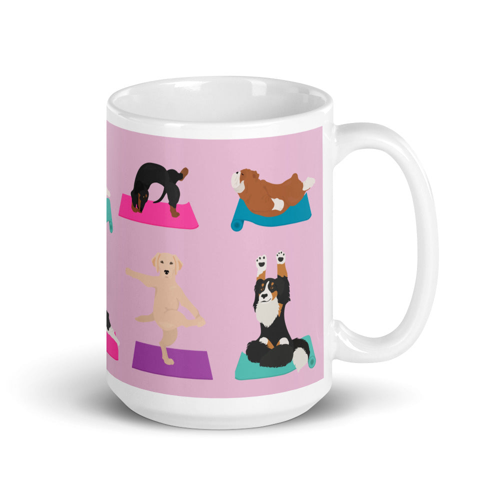 Yoga Dogs Mug