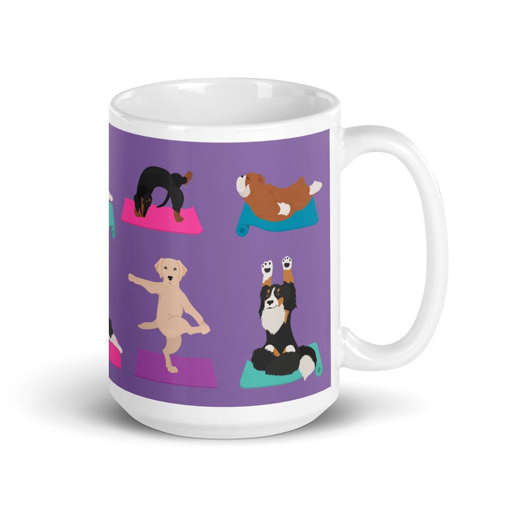 Yoga Dogs Mug
