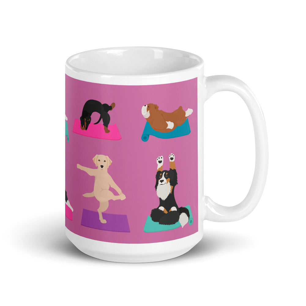 Yoga Dogs Mug