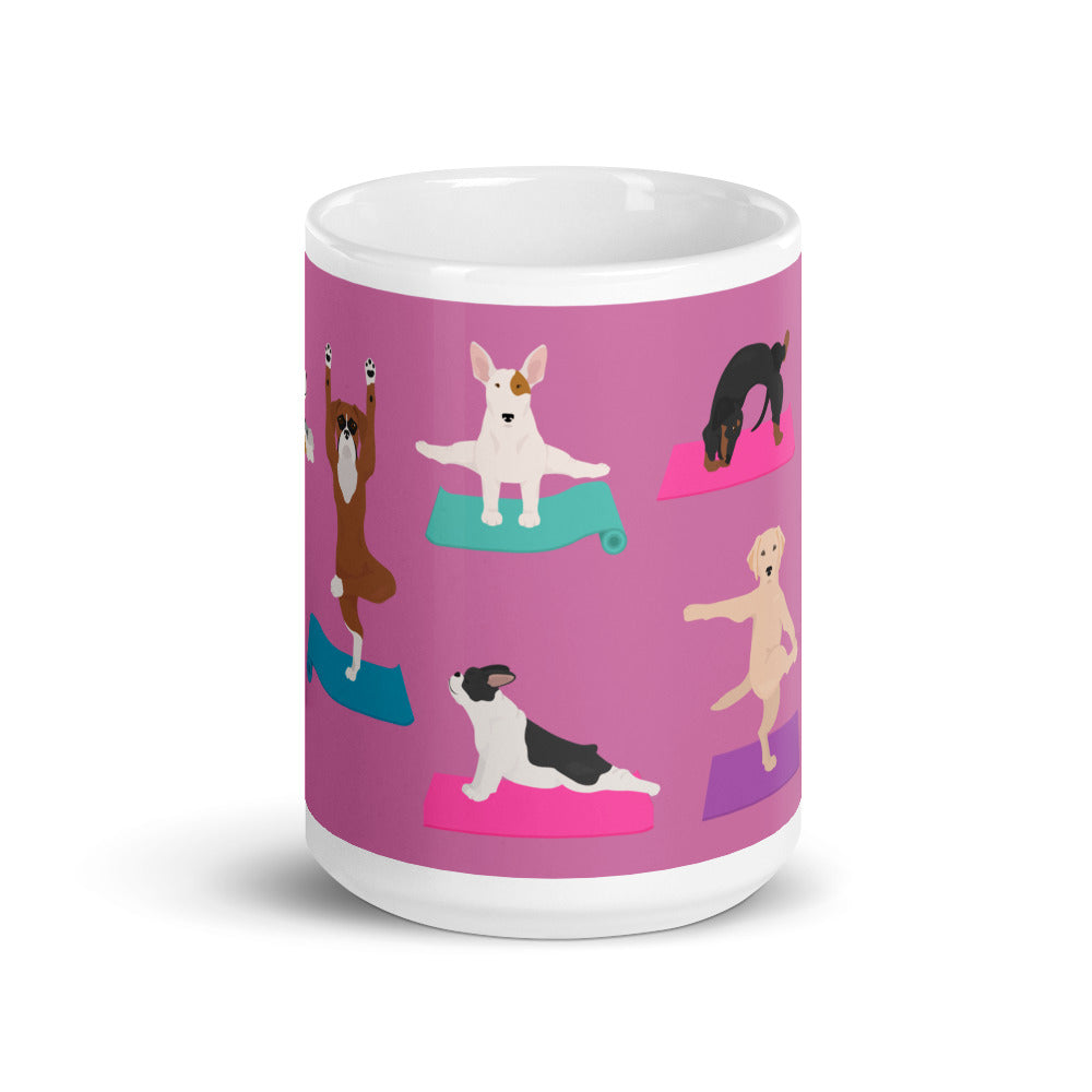 Yoga Dogs Mug