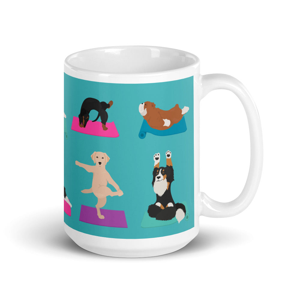 Yoga Dogs Mug