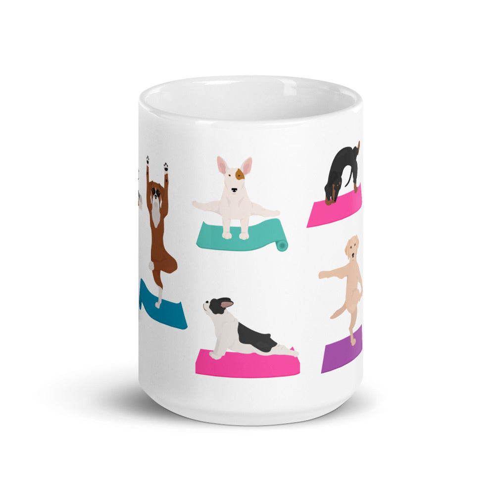 Yoga Dogs Mug
