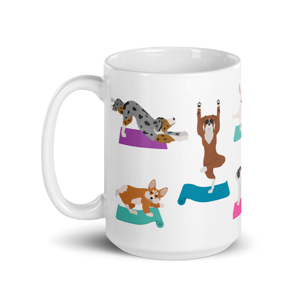 Yoga Dogs Mug