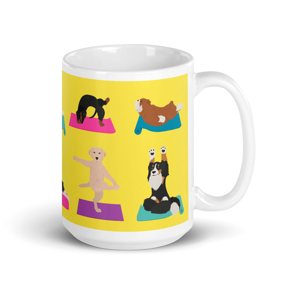 Yoga Dogs Mug