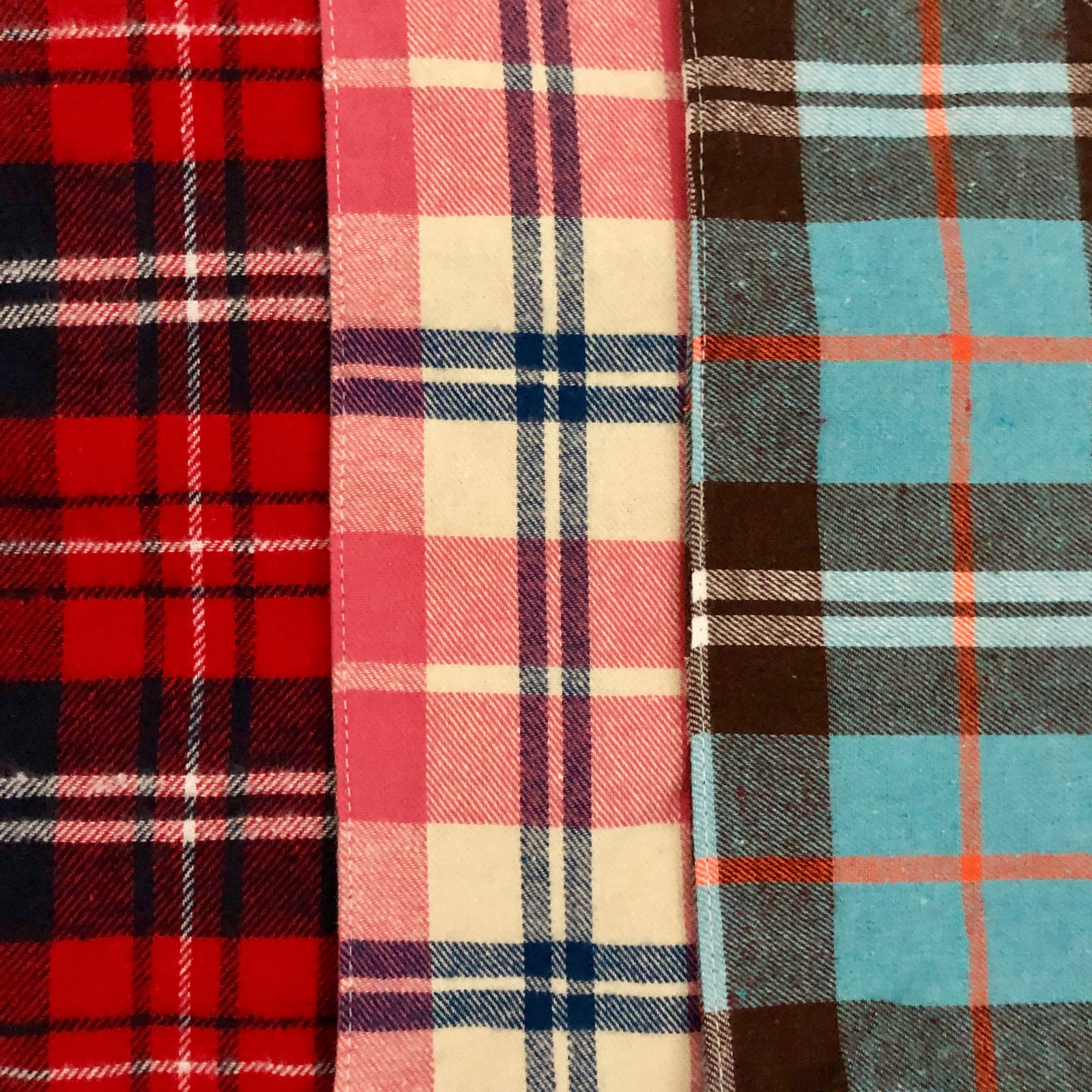 Dog Bandanas - Plaid Flannel