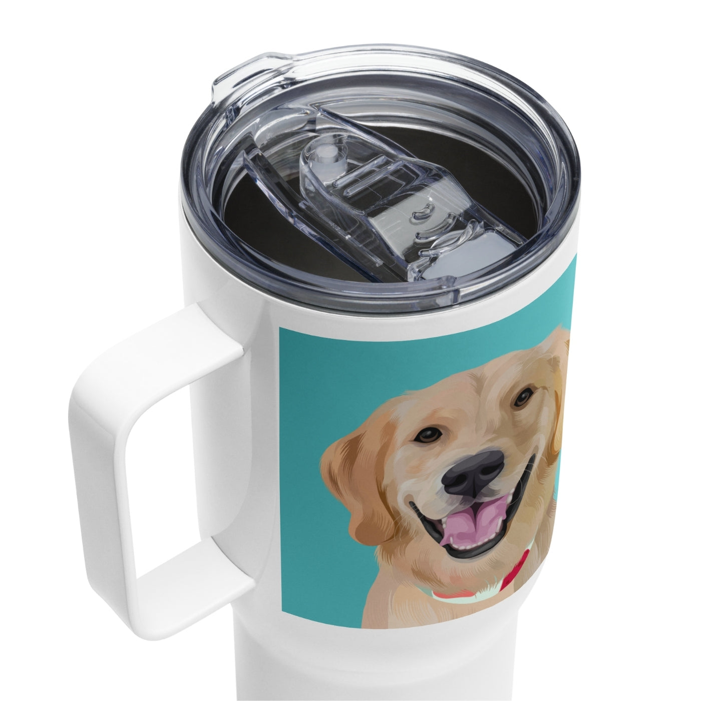 Custom Pet Portrait Travel Mug