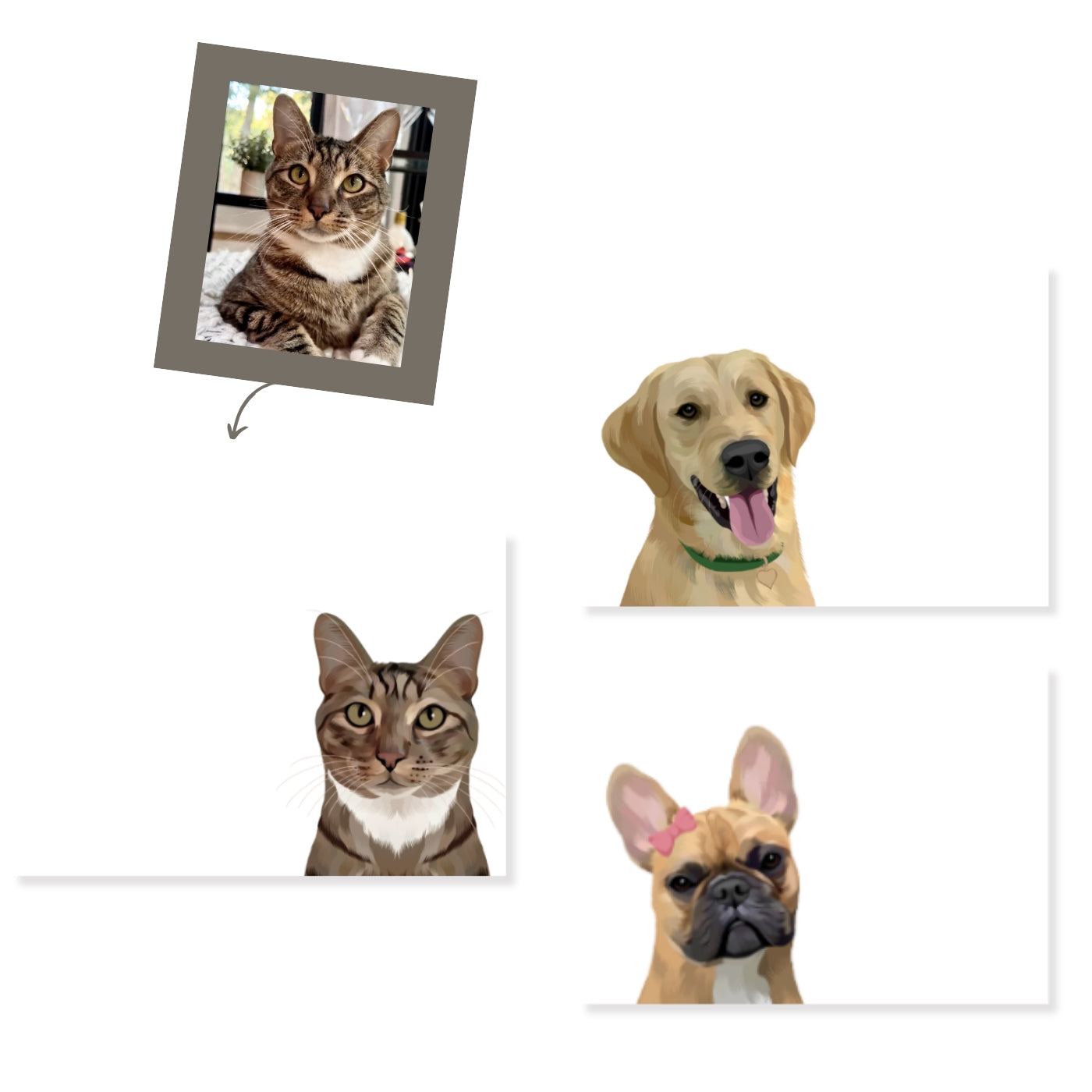 Custom Pet Portrait Gift Set - NEW!