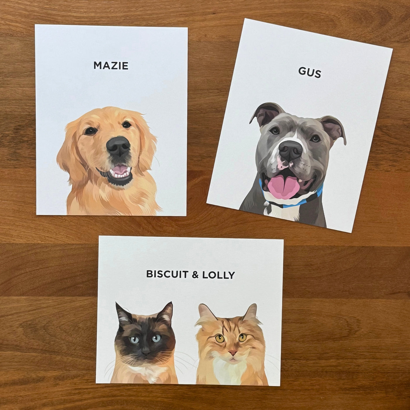 Custom Pet Portrait Gift Set - NEW!