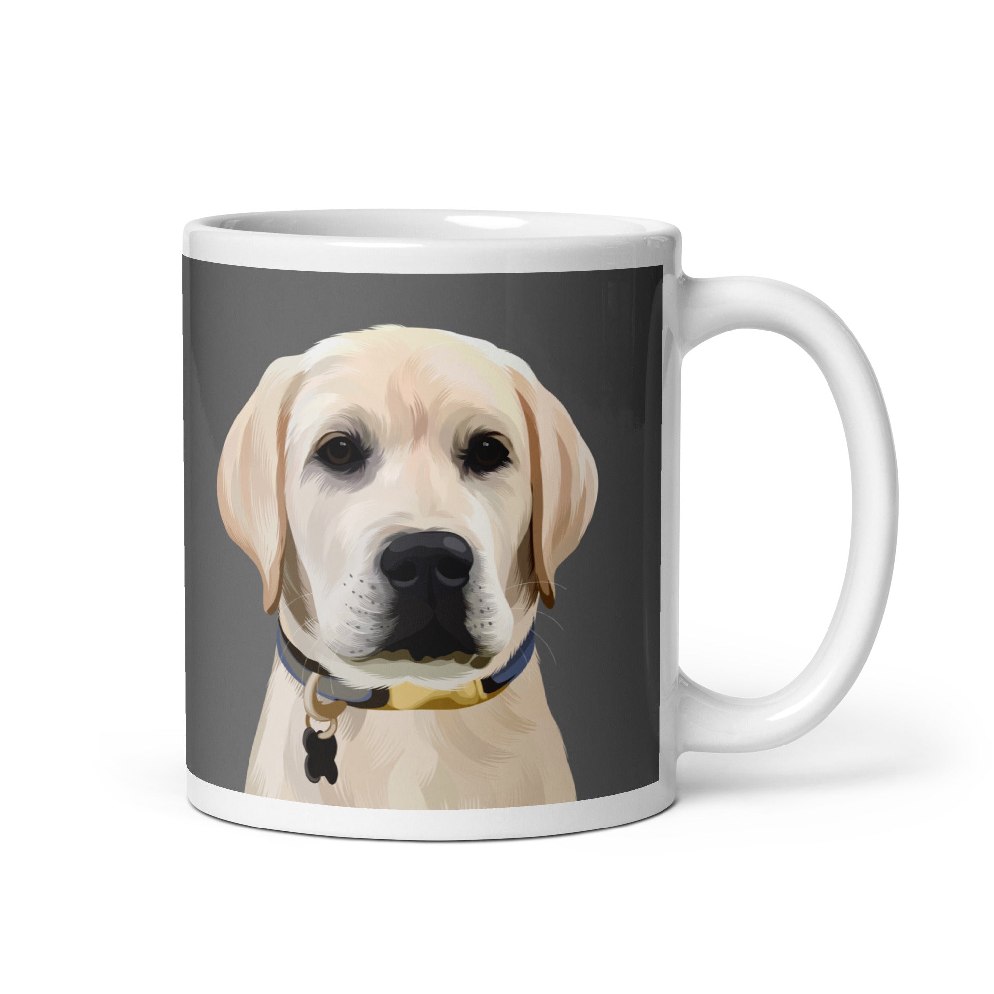 Custom Personalized Hand Drawn Dog Portrait Mug - Set cheapest of 2