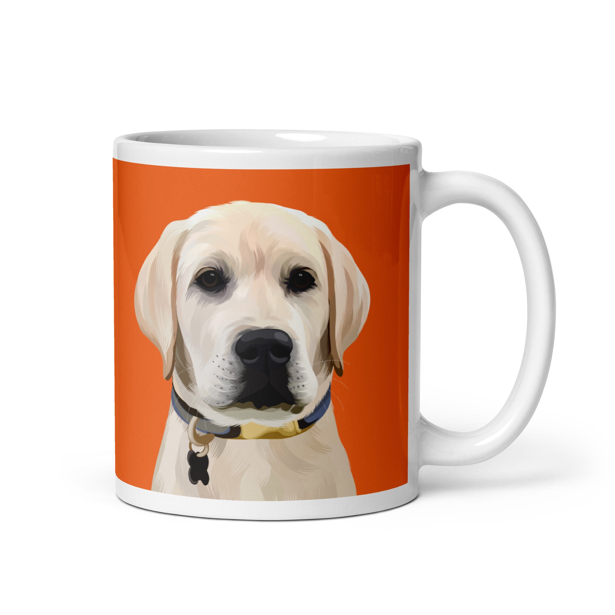 Custom popular Pet Portrait Mug (2 pets)