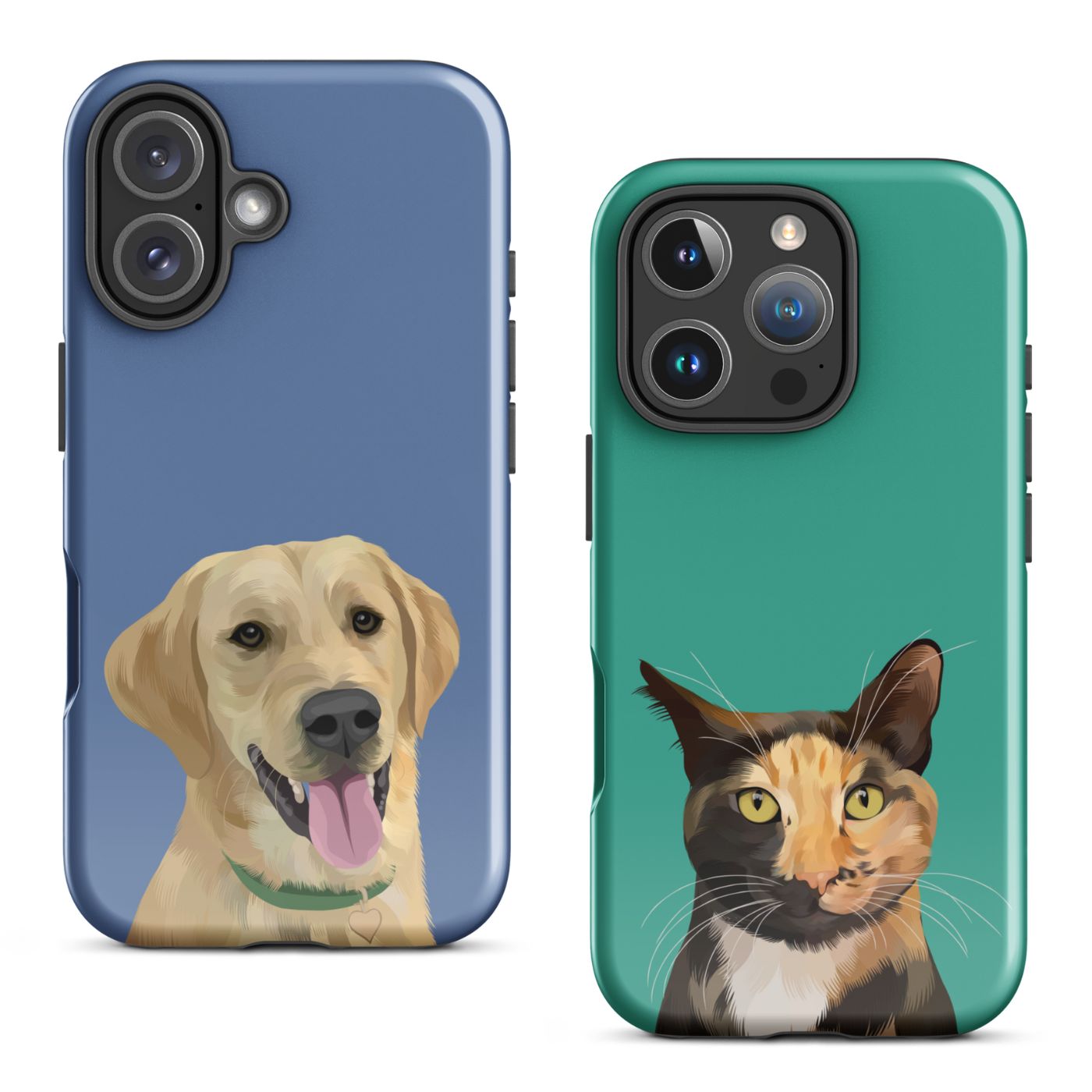 For OPPO Series - Dog Portrait Theme Print Wallet Mobile Phone - Foto 13