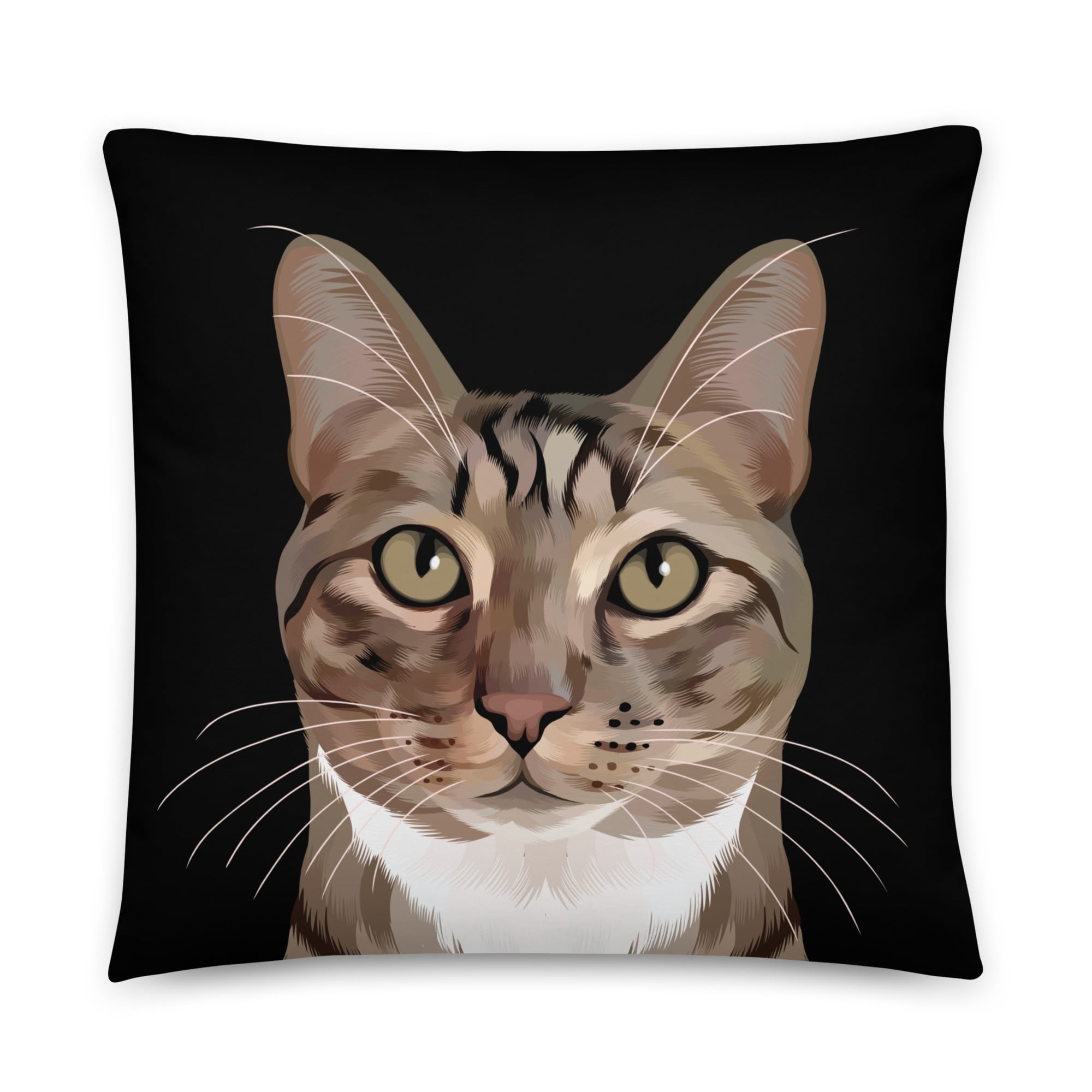 Custom Pet Portrait Pillow - Two Sizes