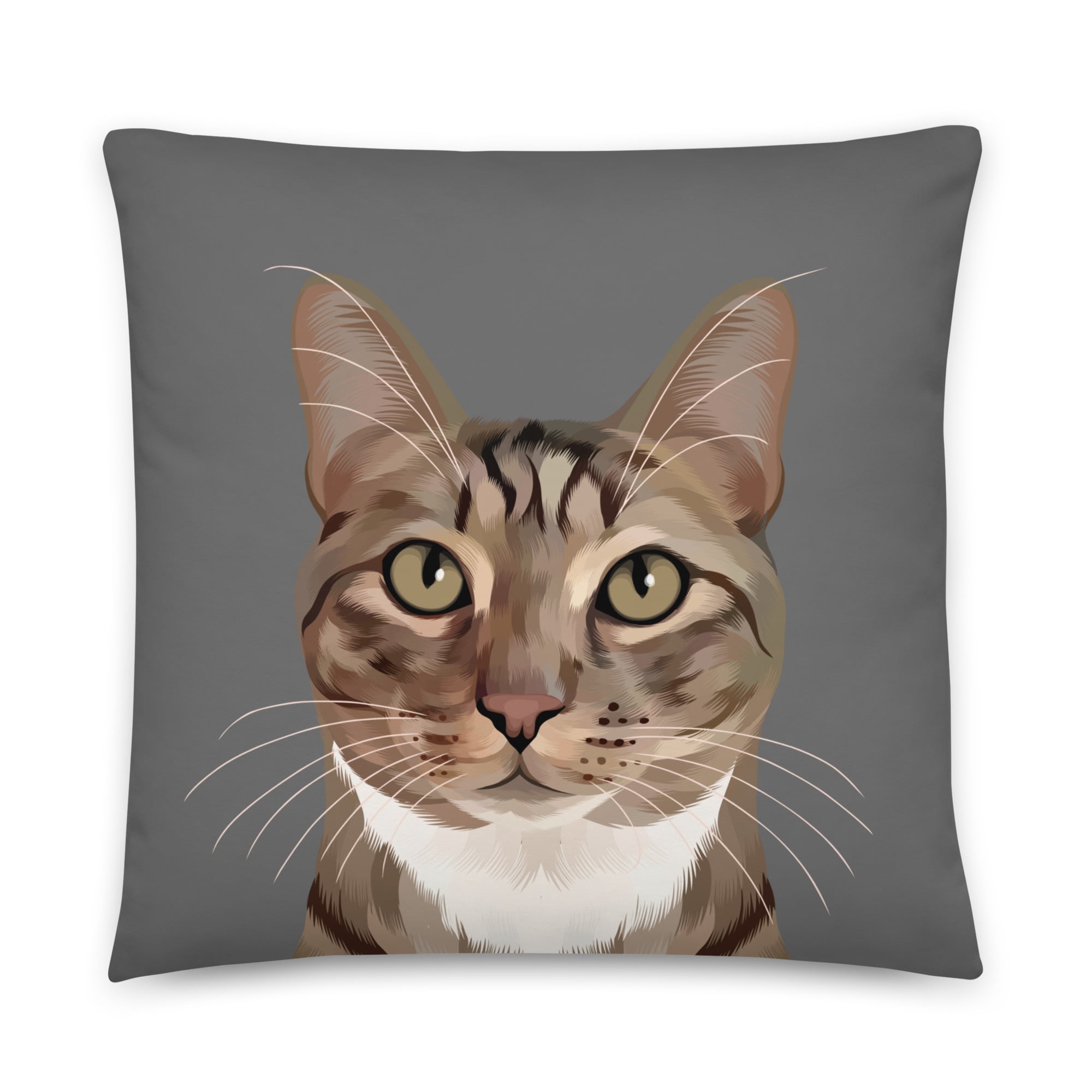 Custom Pet Portrait Pillow - Two Sizes