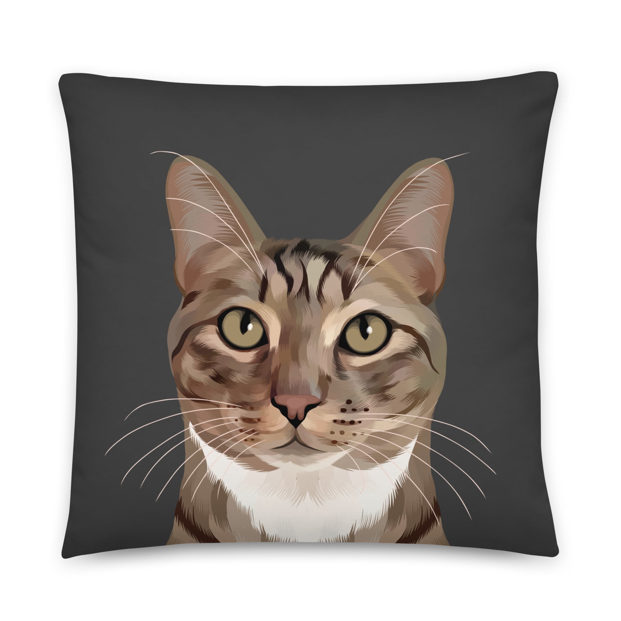 Custom Pet Portrait Pillow - Two Sizes