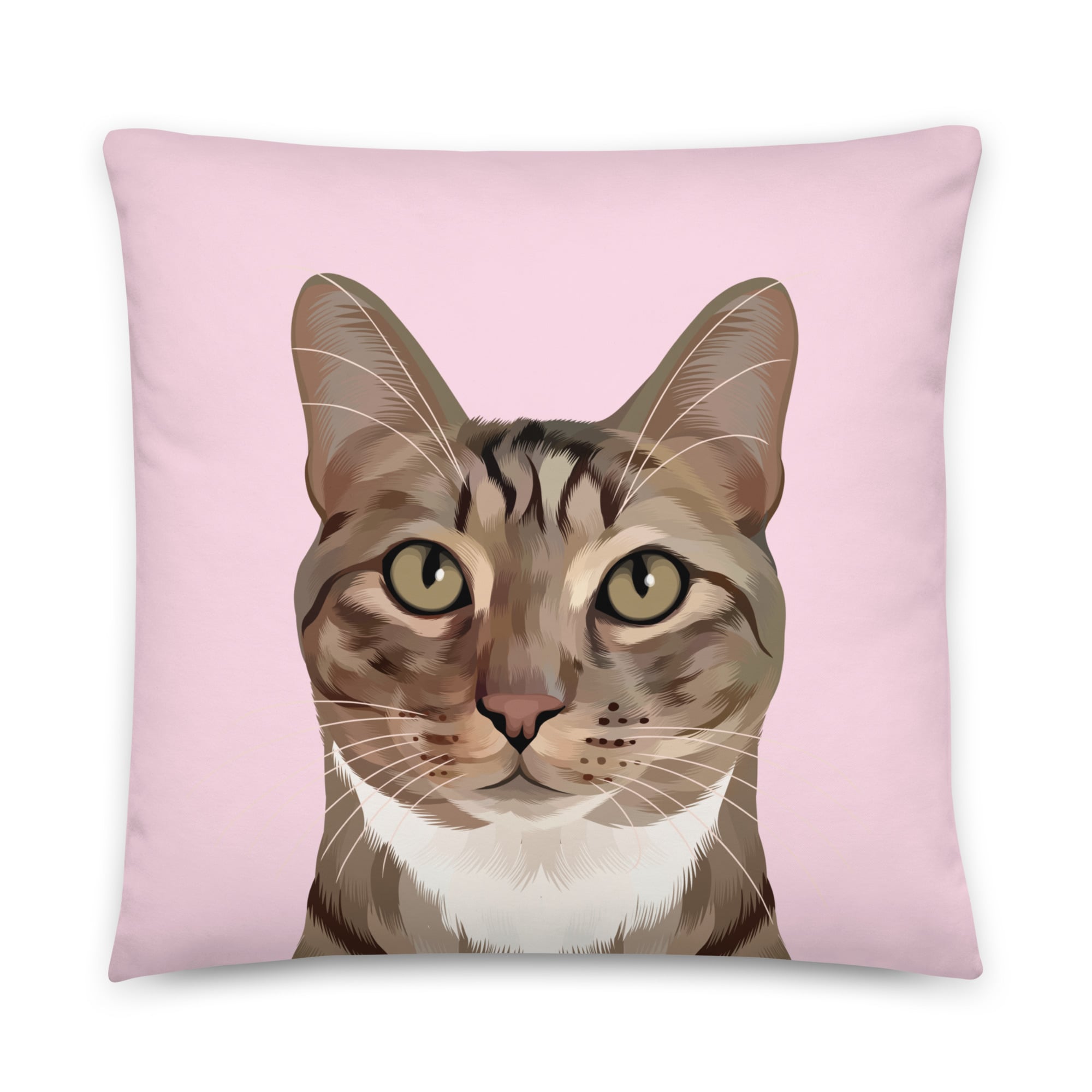 Custom Pet Portrait Pillow - Two Sizes