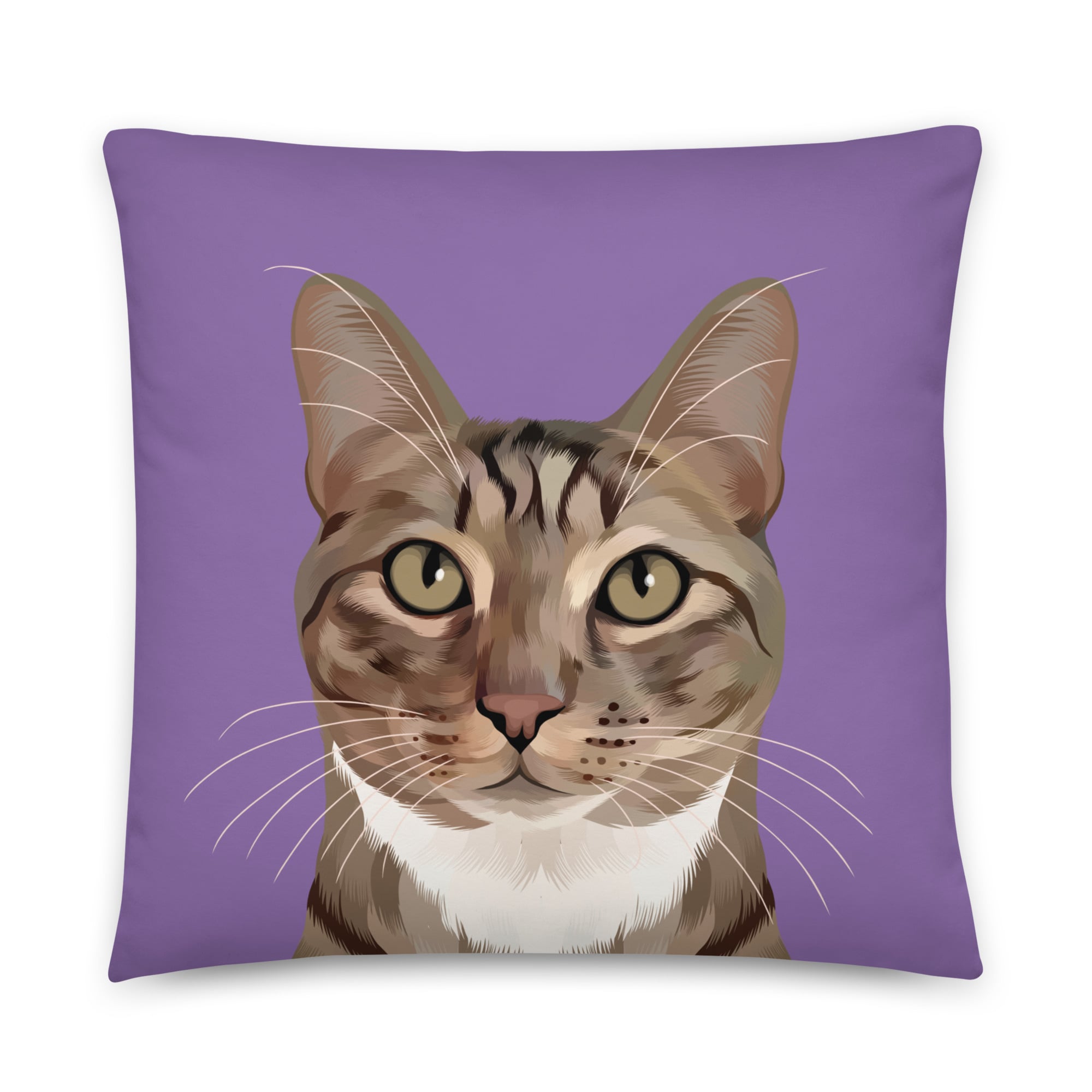 Custom Pet Portrait Pillow - Two Sizes