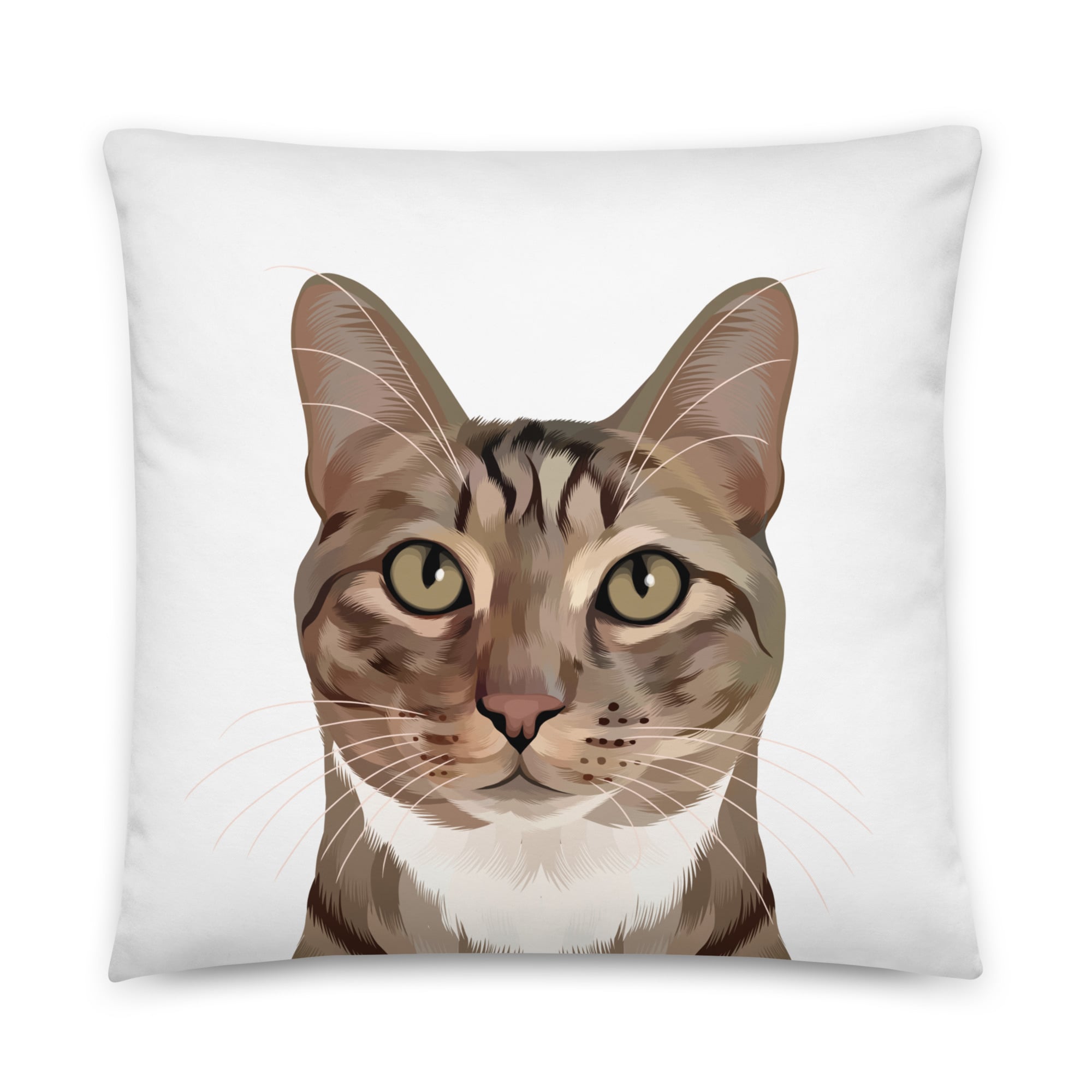 Custom Pet Portrait Pillow - Two Sizes