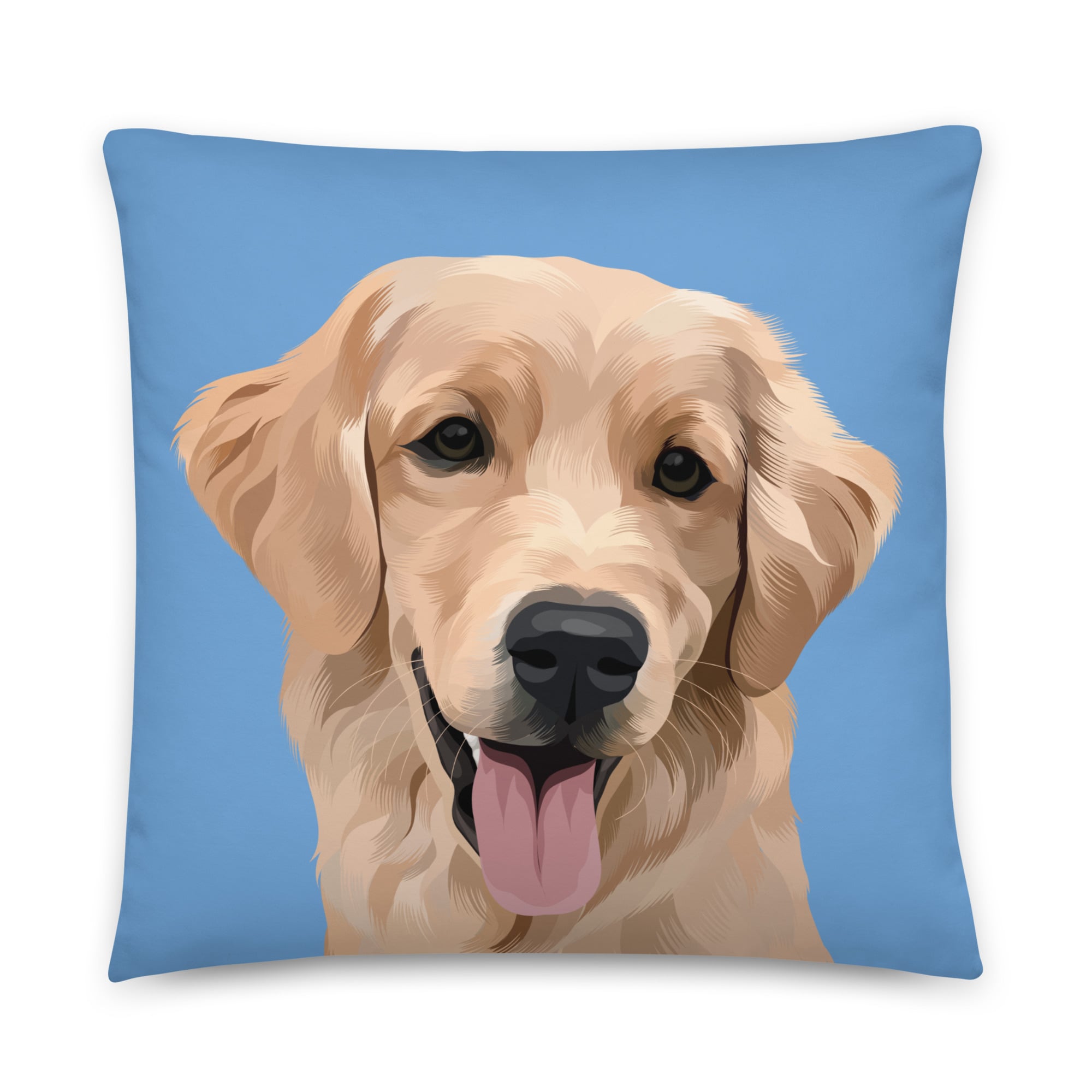 Custom Pet Portrait Pillow - Faux Suede - NEW!