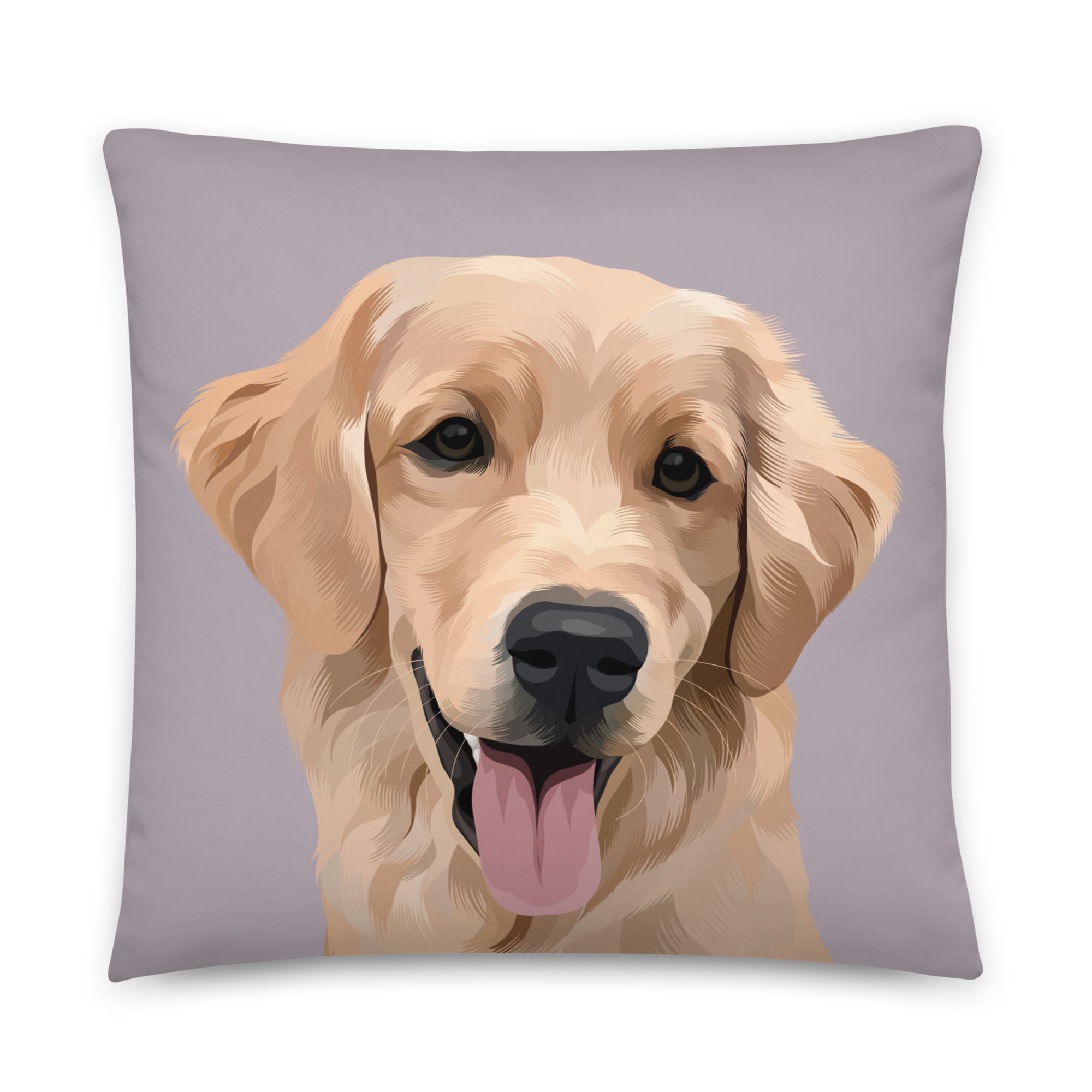 Custom Pet Portrait Pillow - Faux Suede - NEW!