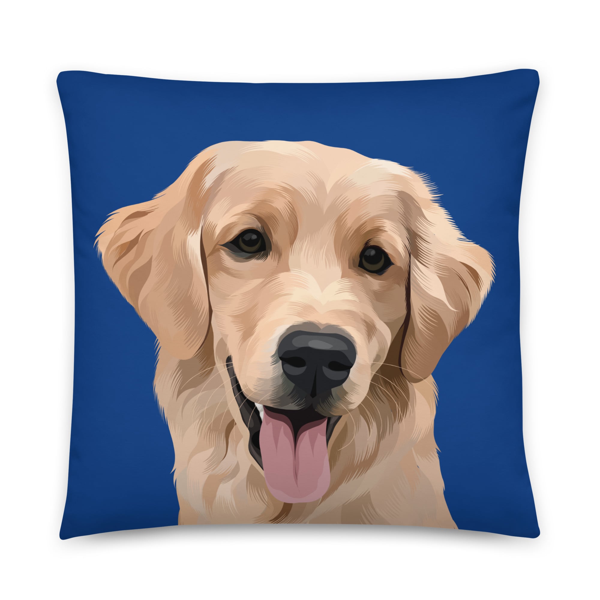 Custom Pet Portrait Pillow - Faux Suede - NEW!