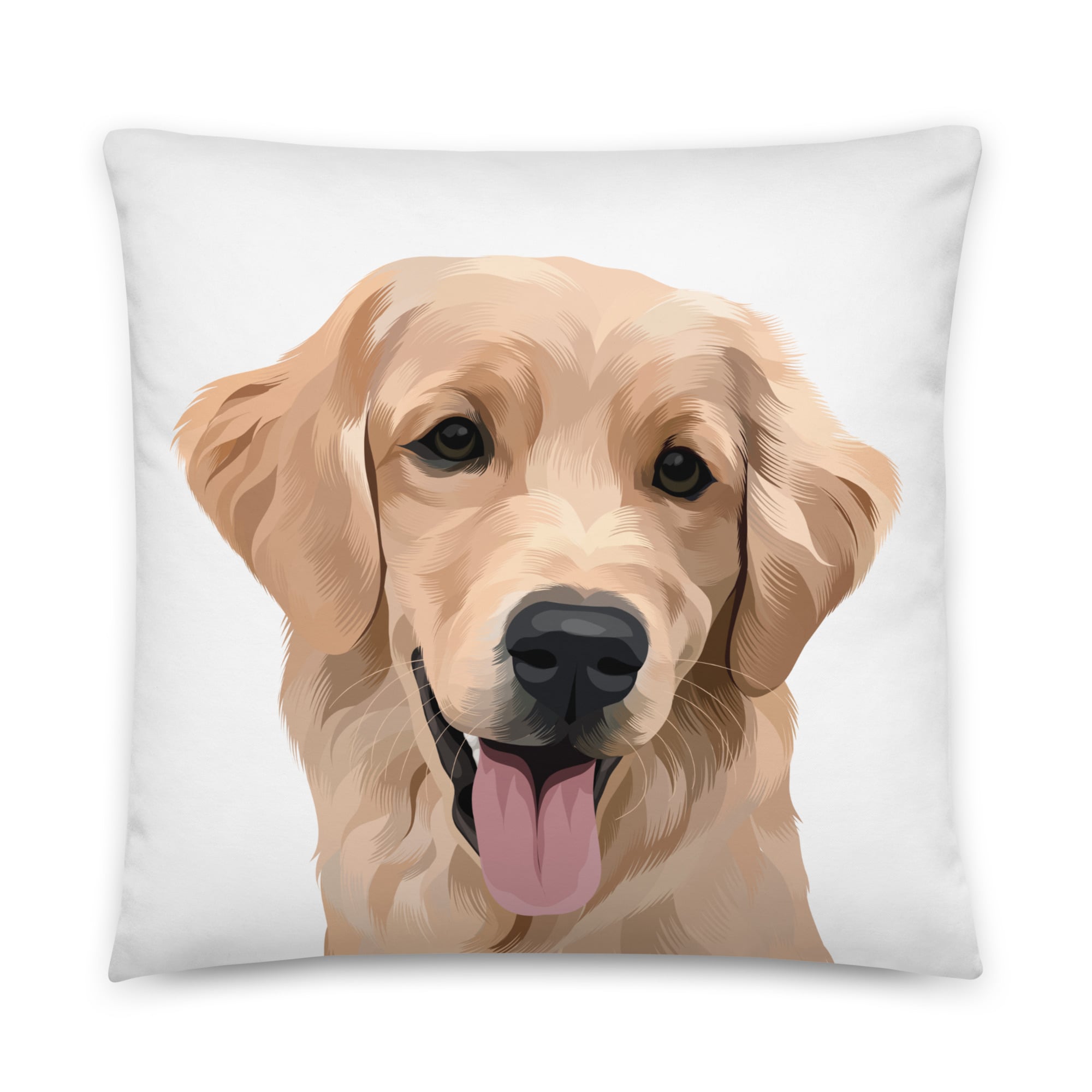 Custom Pet Portrait Pillow - Faux Suede - NEW!