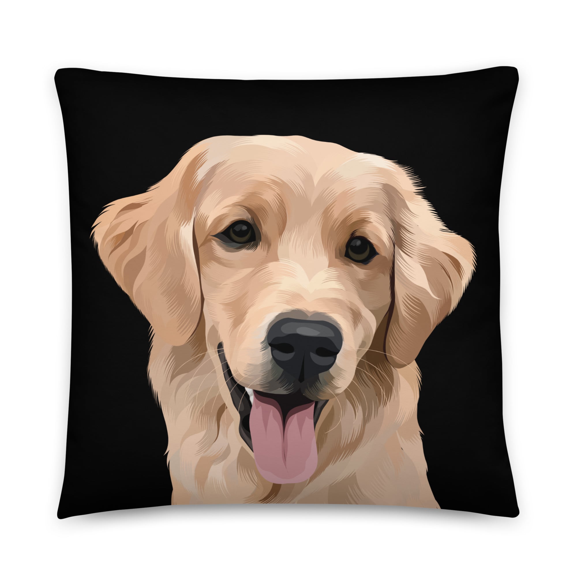 Custom Pet Portrait Pillow - Faux Suede - NEW!