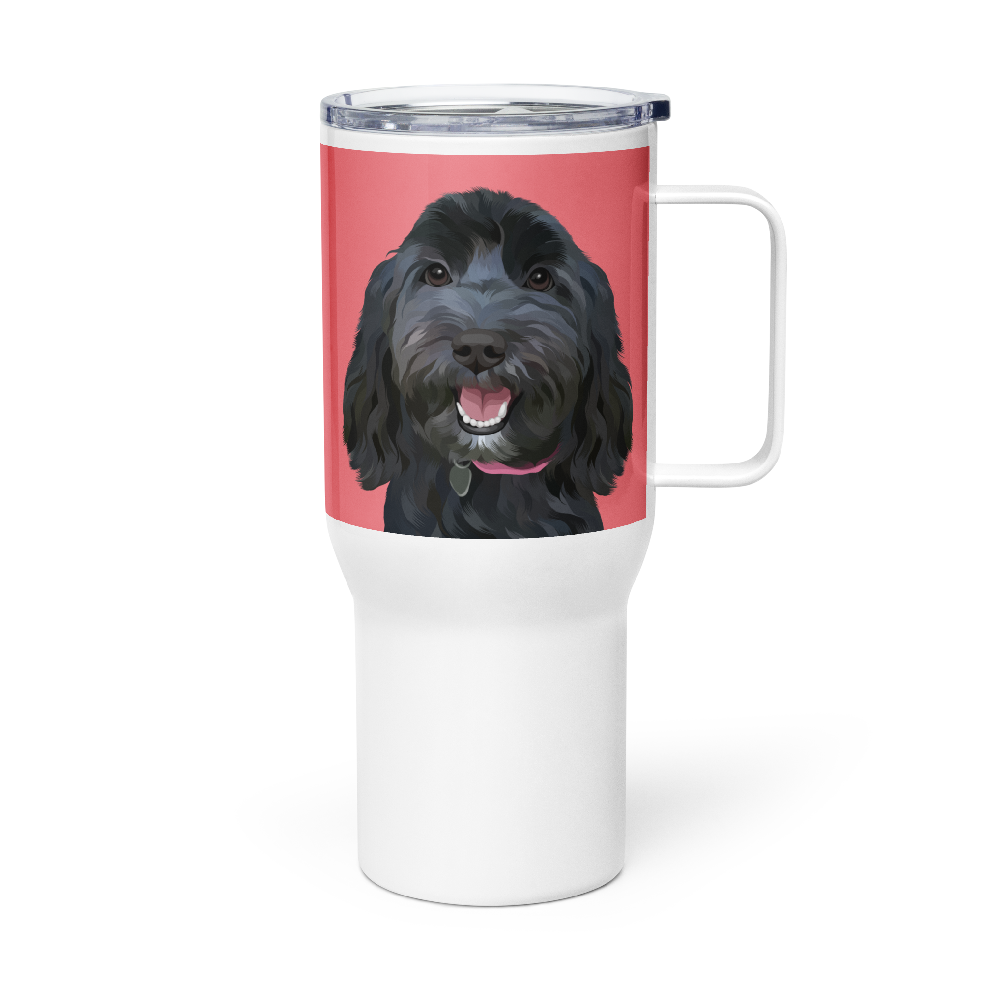 Custom Pet Portrait Travel Mug