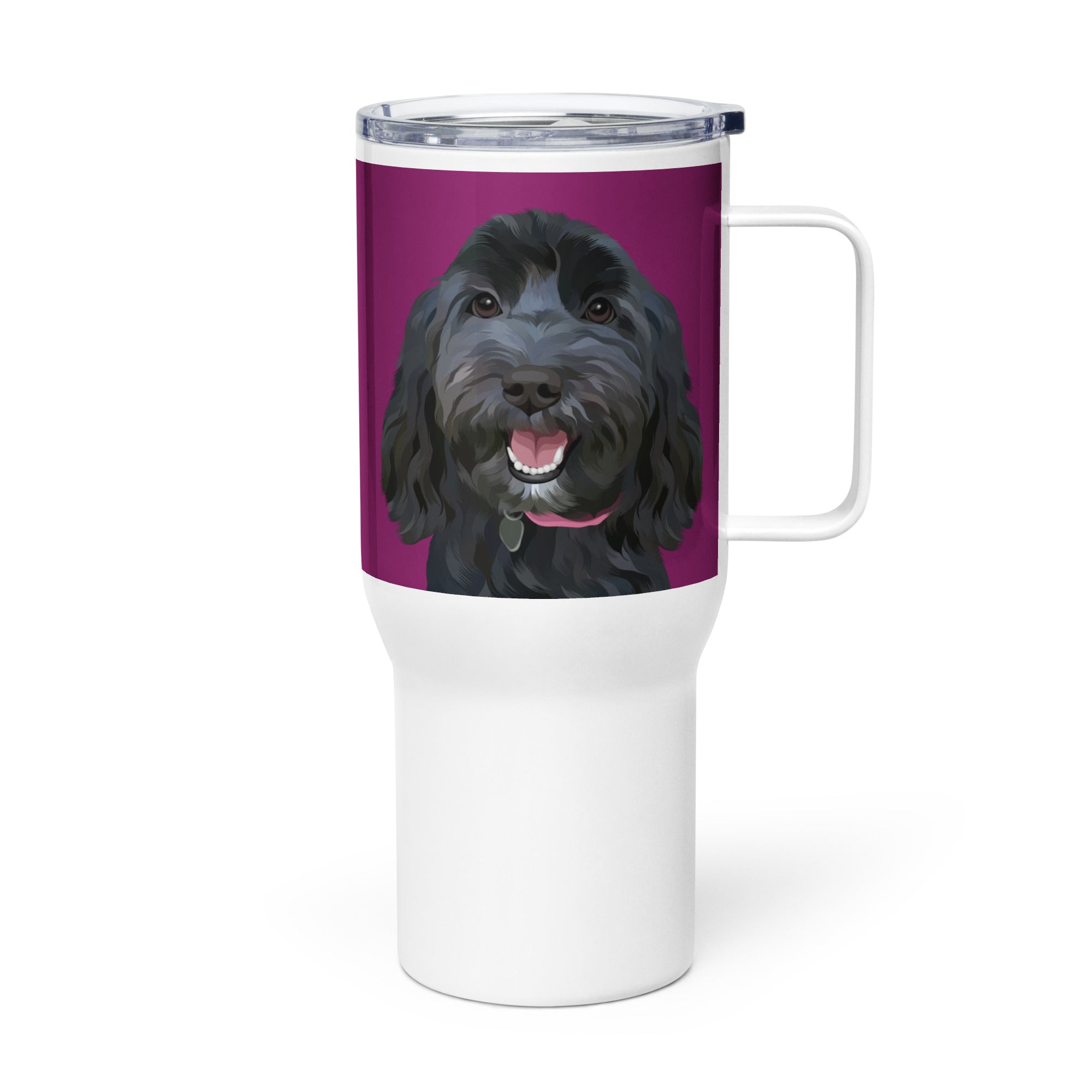 Custom Pet Portrait Travel Mug