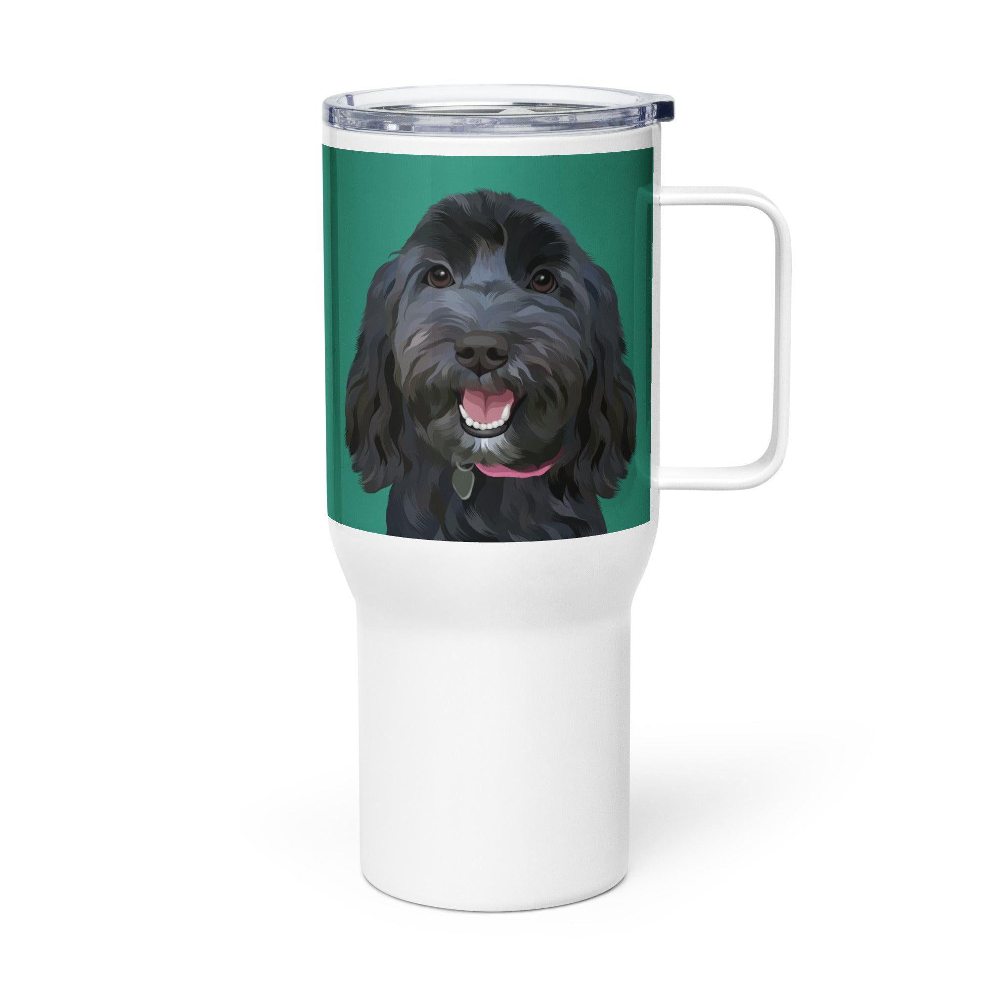 Custom Pet Portrait Travel Mug