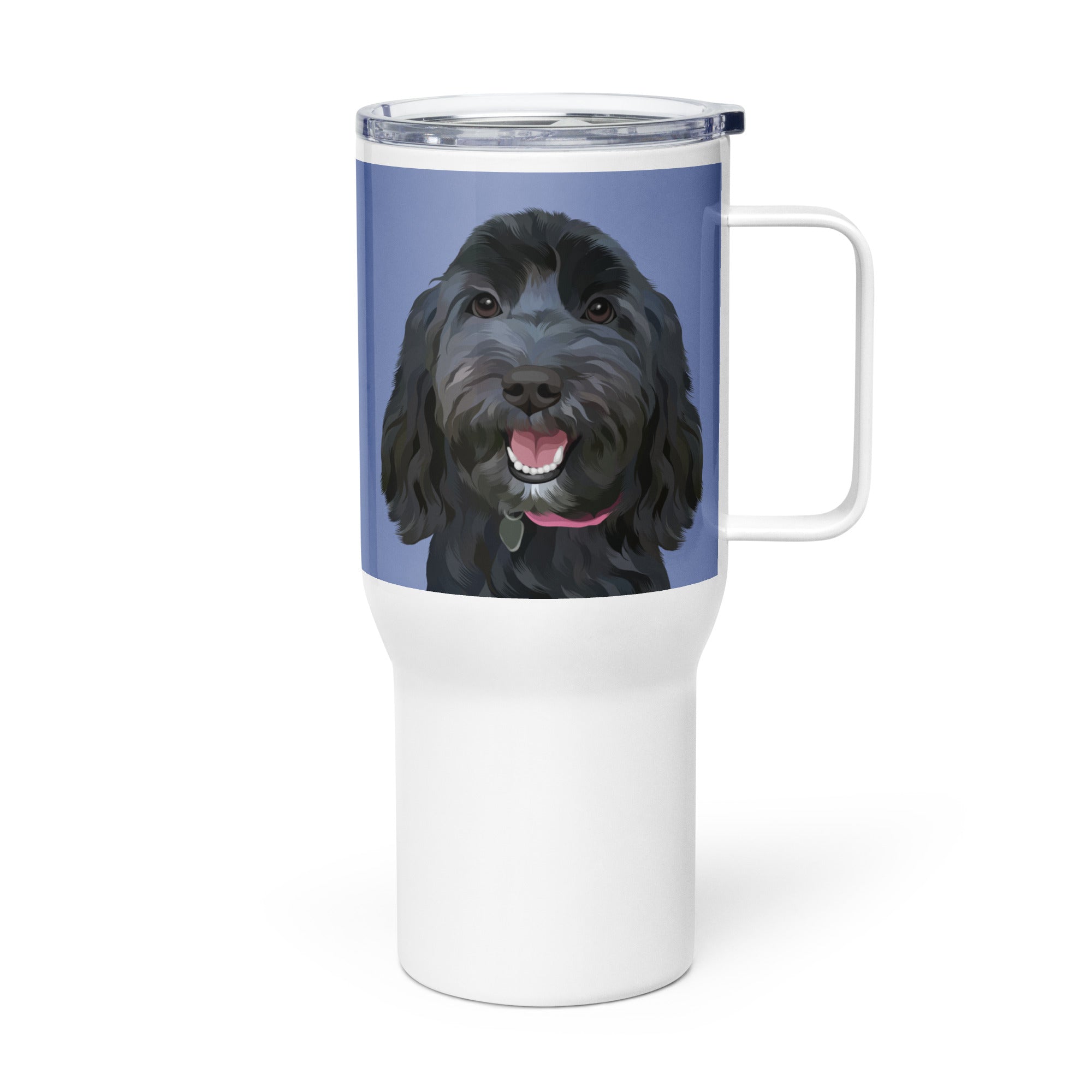 Custom Pet Portrait Travel Mug