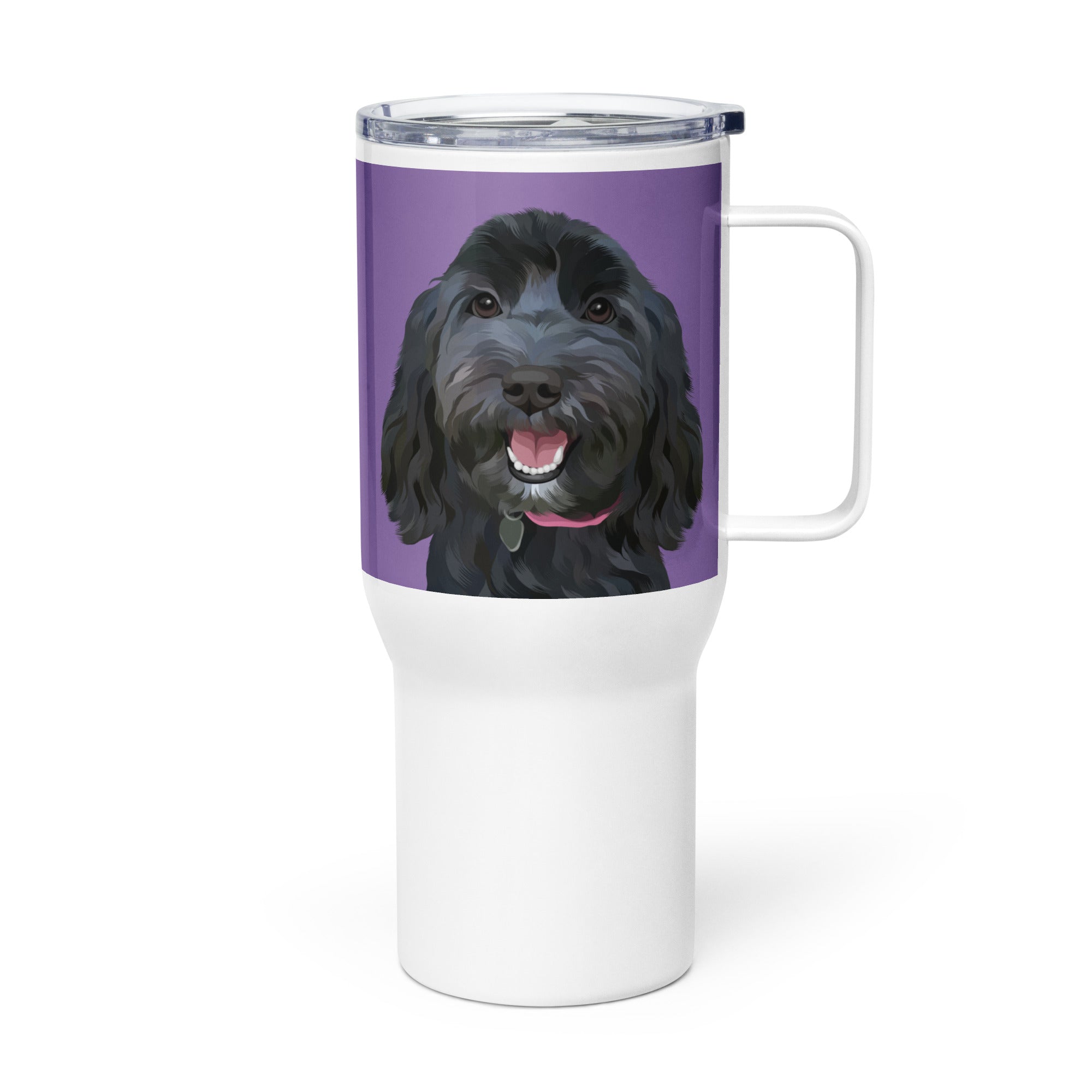 Custom Pet Portrait Travel Mug