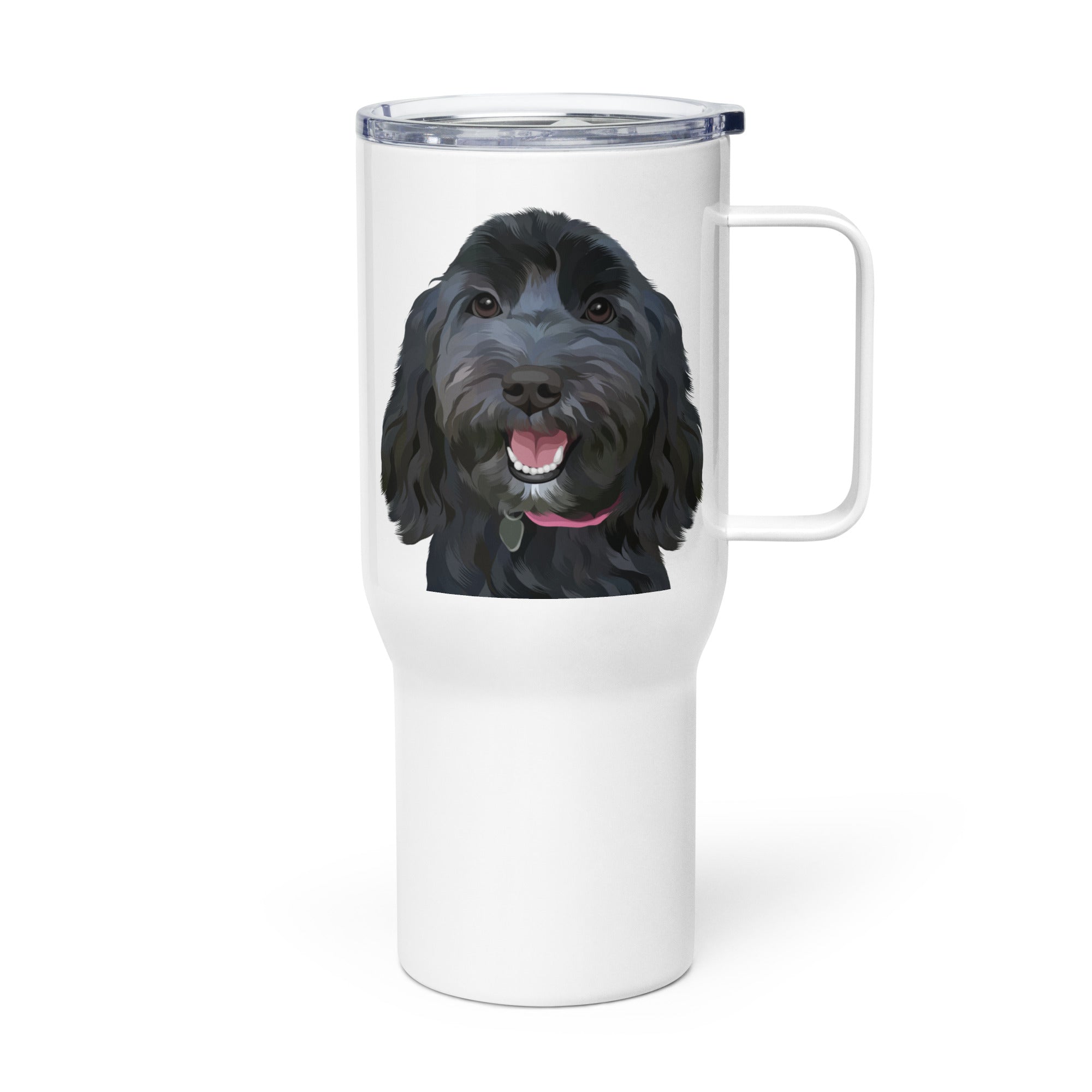 Custom Pet Portrait Travel Mug