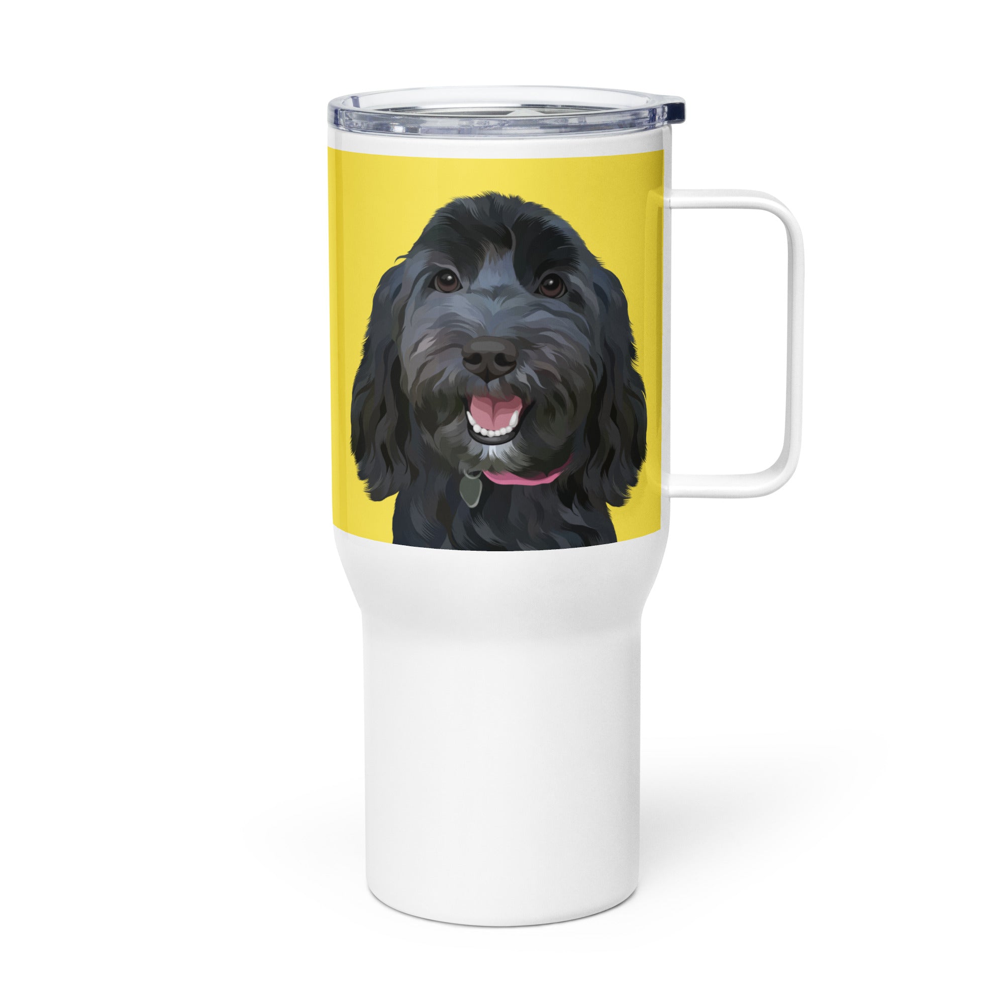 Custom Pet Portrait Travel Mug