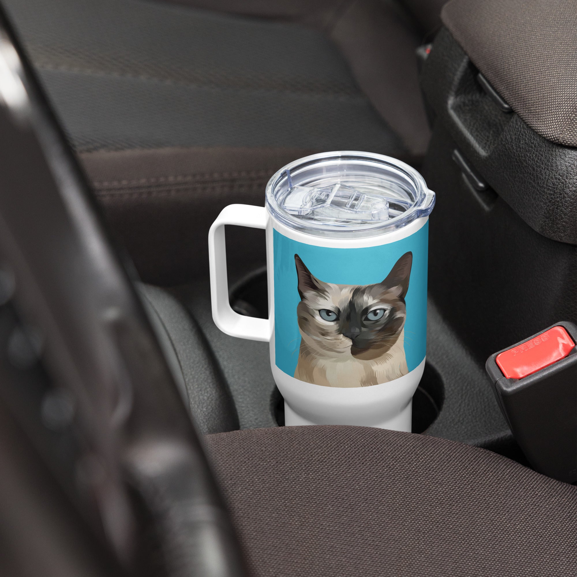 Custom Pet Portrait Travel Mug