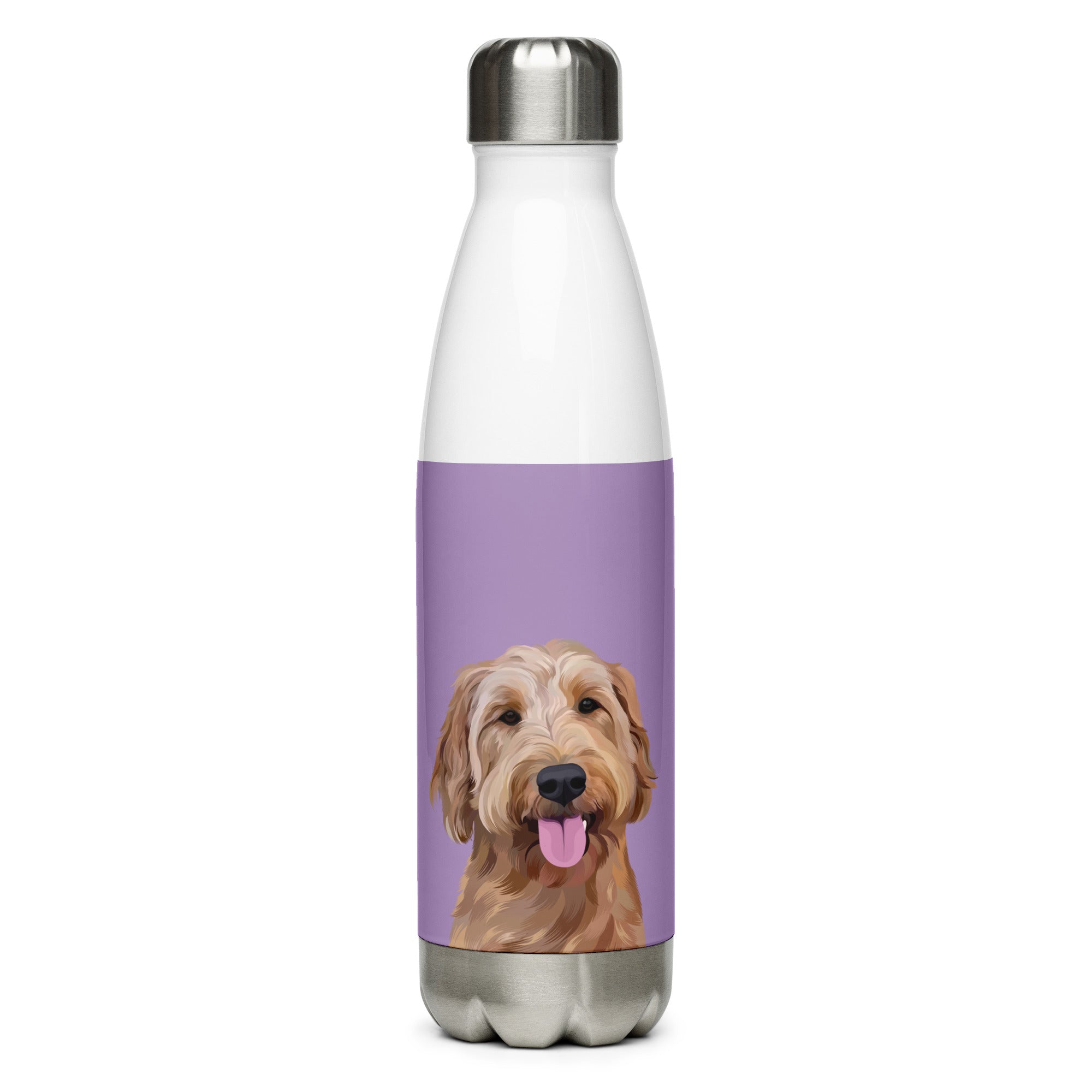 Custom Pet Portrait Water Bottle The Best Gifts for Pet Lovers