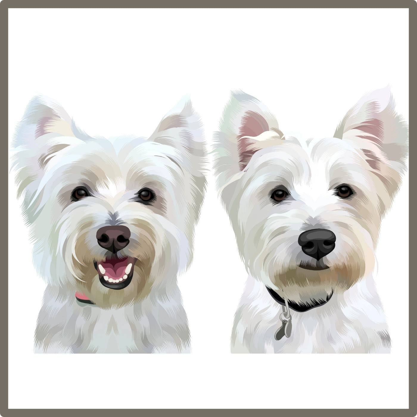 Custom Pet Portrait - Digital File Only