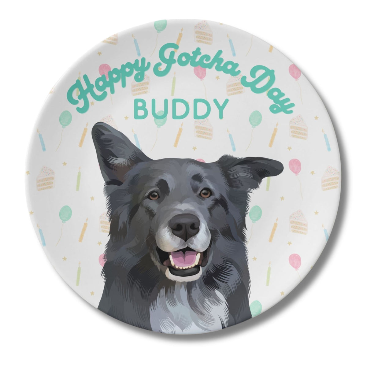 Custom Pet Portrait Plates and Platters | Birthday and Gotcha Day - NEW!