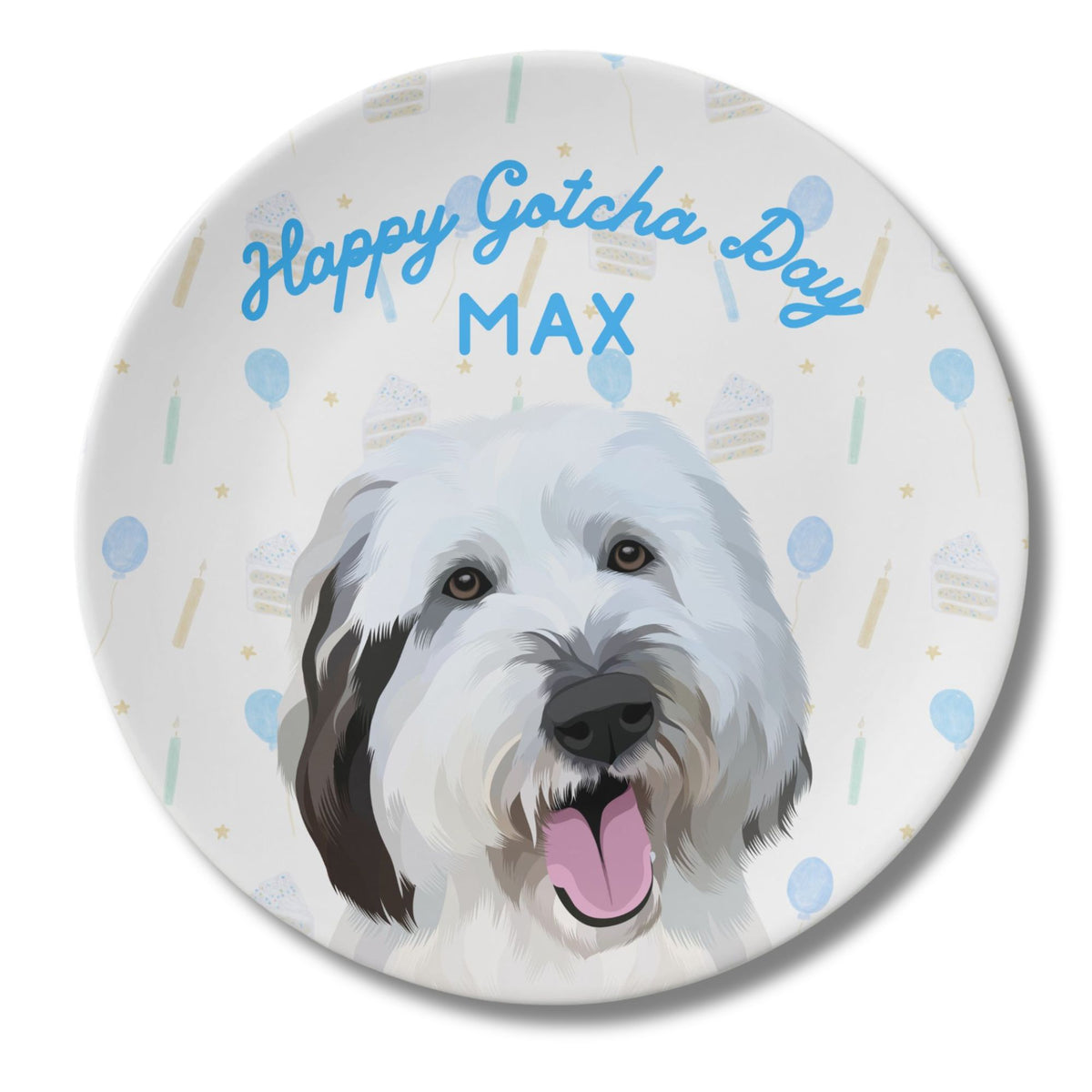 Custom Pet Portrait Plates and Platters | Birthday and Gotcha Day - NEW!