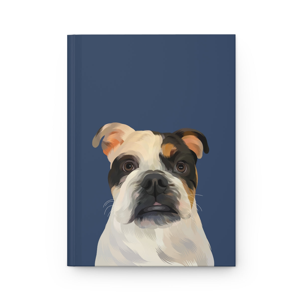 Custom Pet Portrait Hardcover Journal - Solid Colors