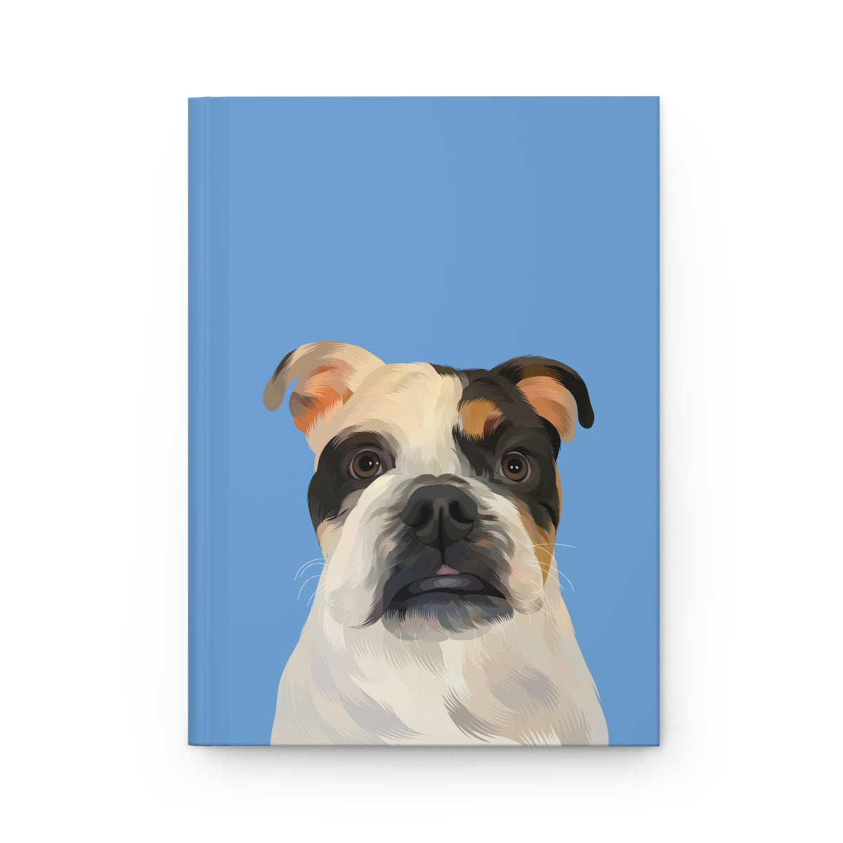 Custom Pet Portrait Hardcover Journal - Solid Colors