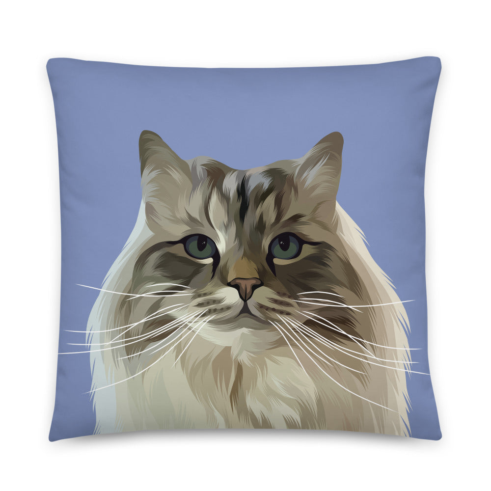 Custom Pet Portrait Pillow - Two Sizes