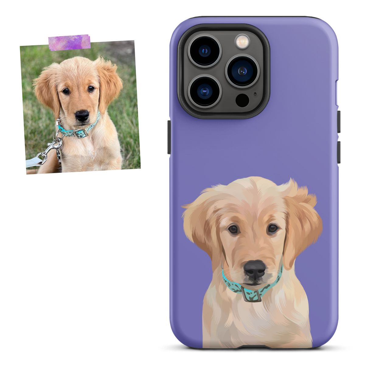 Custom Pet Portrait iPhone Case