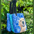 Pet Portrait Tote Bag - Floral