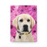 Custom Pet Portrait Hardcover Journal - Spring Florals