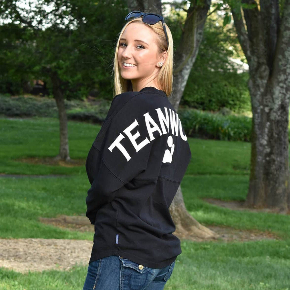 Team Woof Spirit Jersey Black or Coral