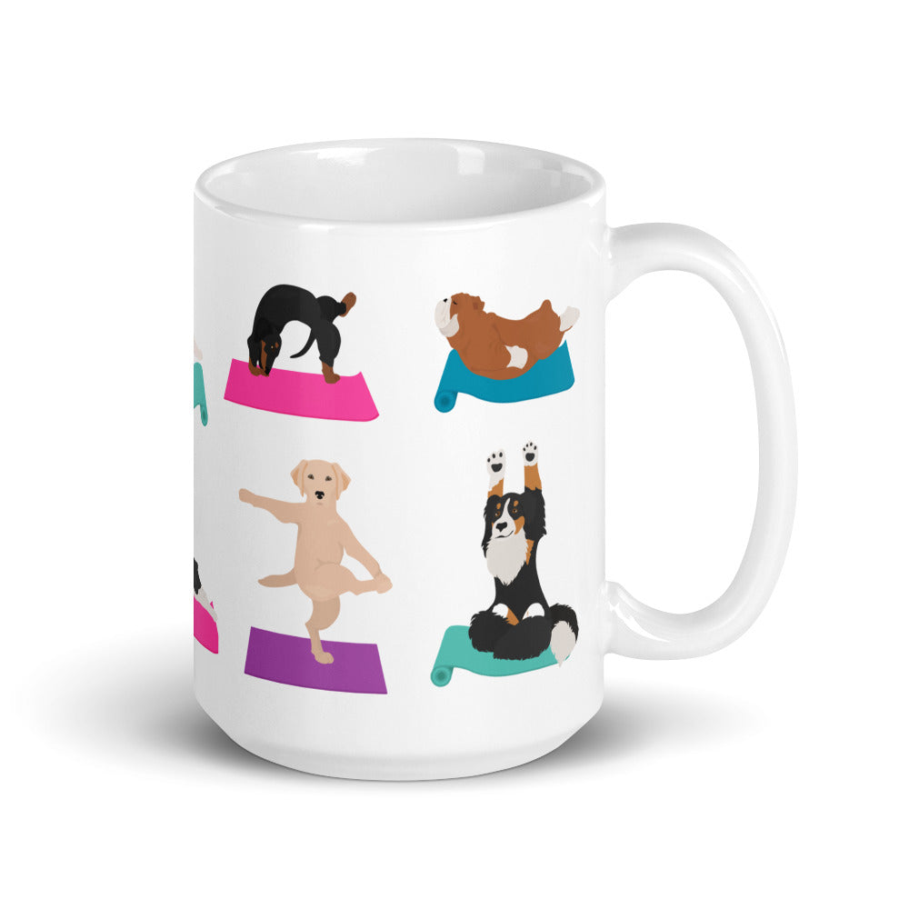 Yoga Dogs Mug